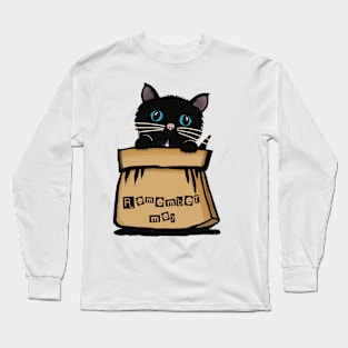 Don’t abandon your summerkitten when the winter comes Long Sleeve T-Shirt